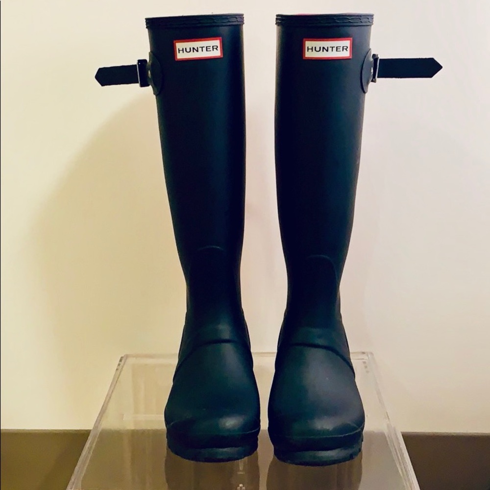 Hunter tall rain boots